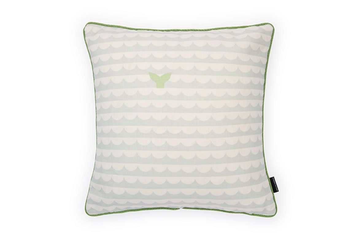 Picture of We Sailed Away Pale Blue Cushion 