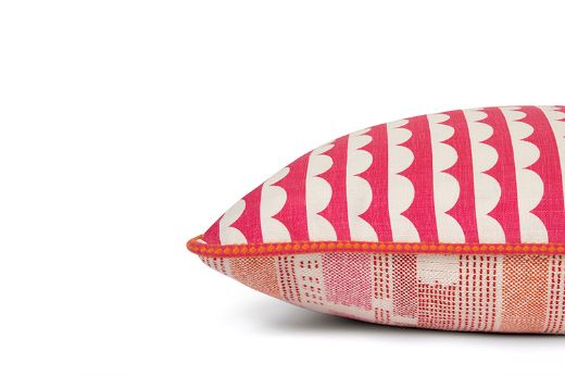 Picture of We Sailed Away Hot Pink Cushion 