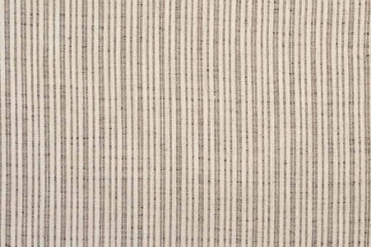 Textured stripe in natural colours with speckles of browns in the yarn