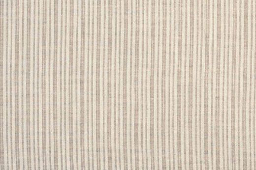 Textured stripe in light neutral pink tones with speckles in the yarn 