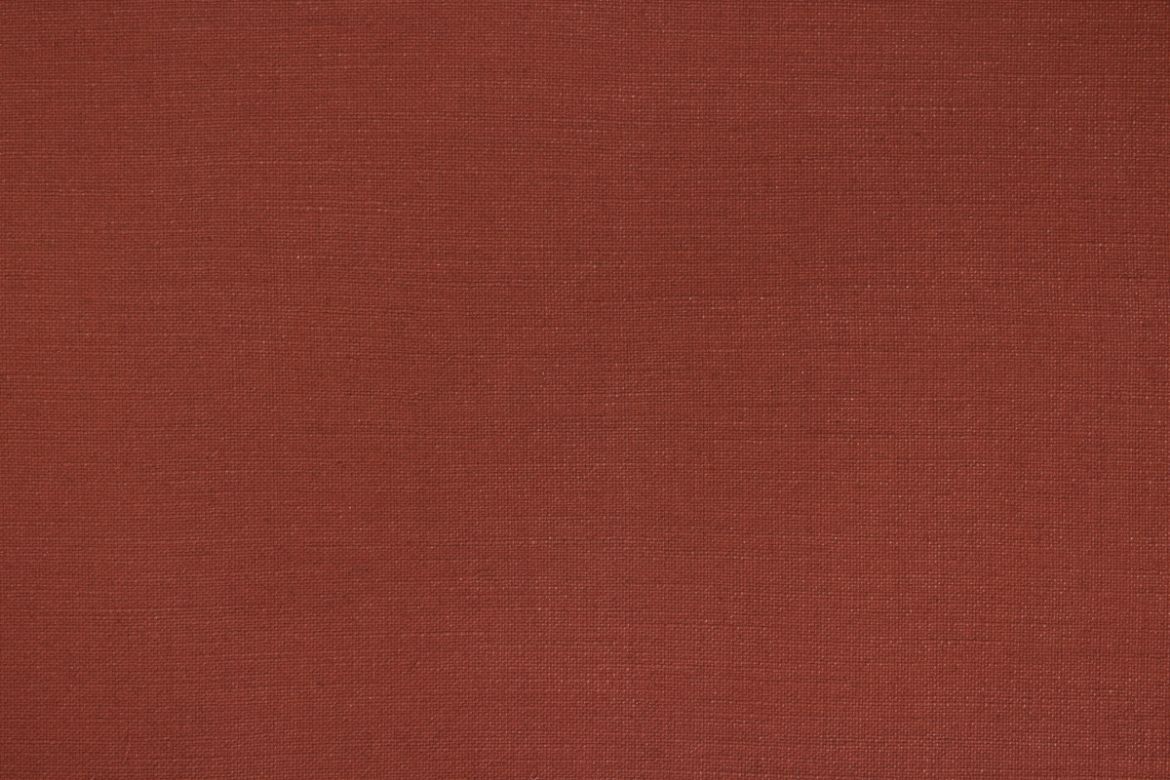 Nola Indoor Woven Plain Fabric Terracotta