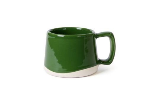 Vorster & Braye Ceramic Mug in Grass Green Front View