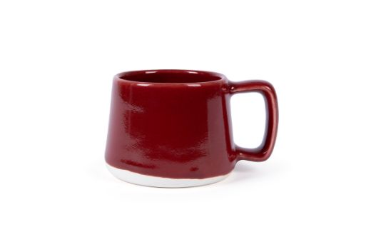 Vorster & Braye Ceramic Mug in Ruby Red Front View